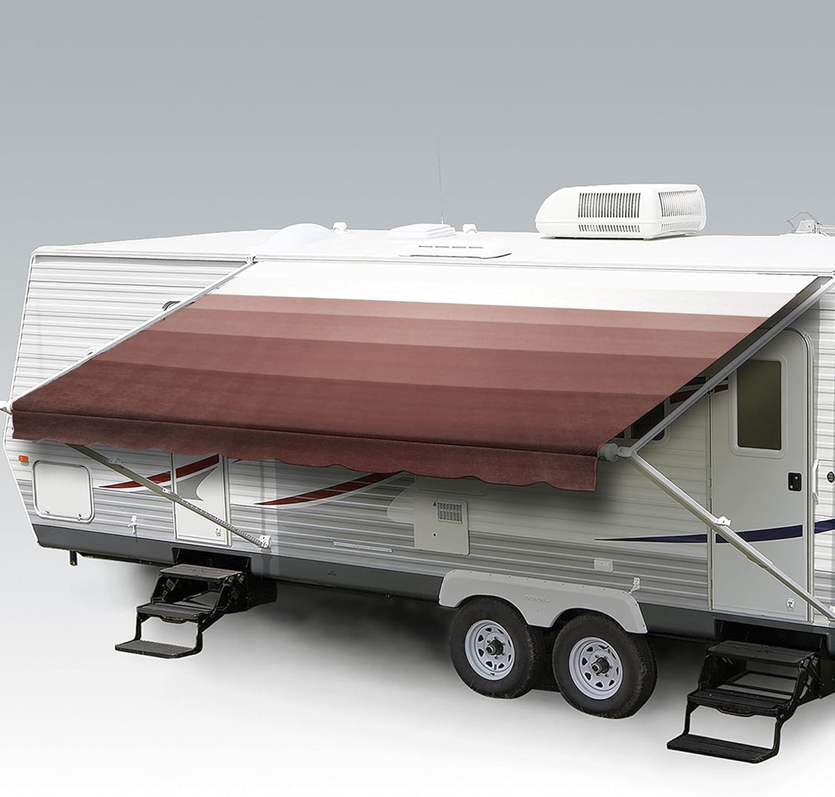 Heavy Duty Weatherproof Vinyl RV Awning Fabric Replacement O441745