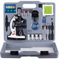 Metal Body Kids Student Beginner Biological Microscope Kit V84250