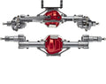 Metal Front and Rear Portal Axle Set for 1/10 RC Rock Crawler Car L22495