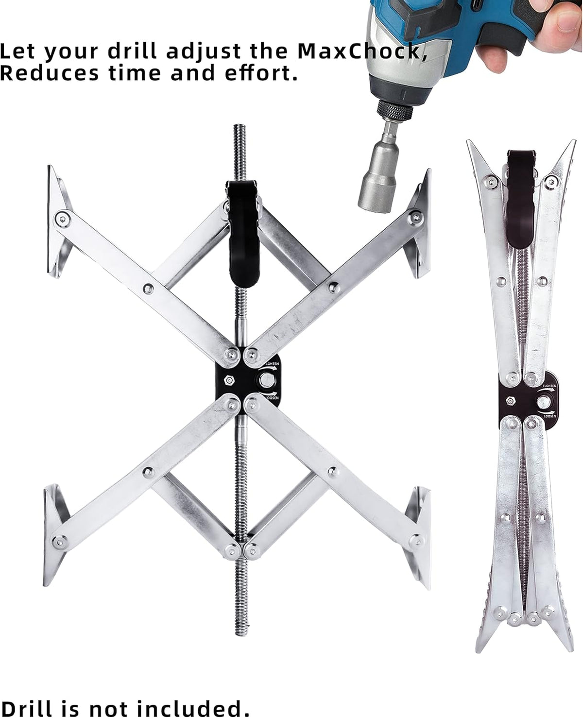 X-Shaped Wheel Chock with Lock 2 Pack P821