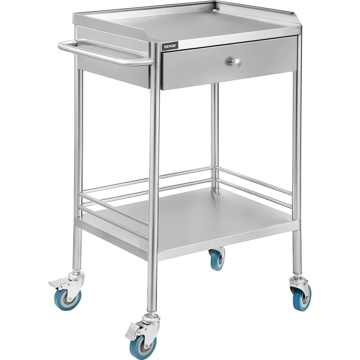 Stainless Steel Utility Cart with Wheels P502
