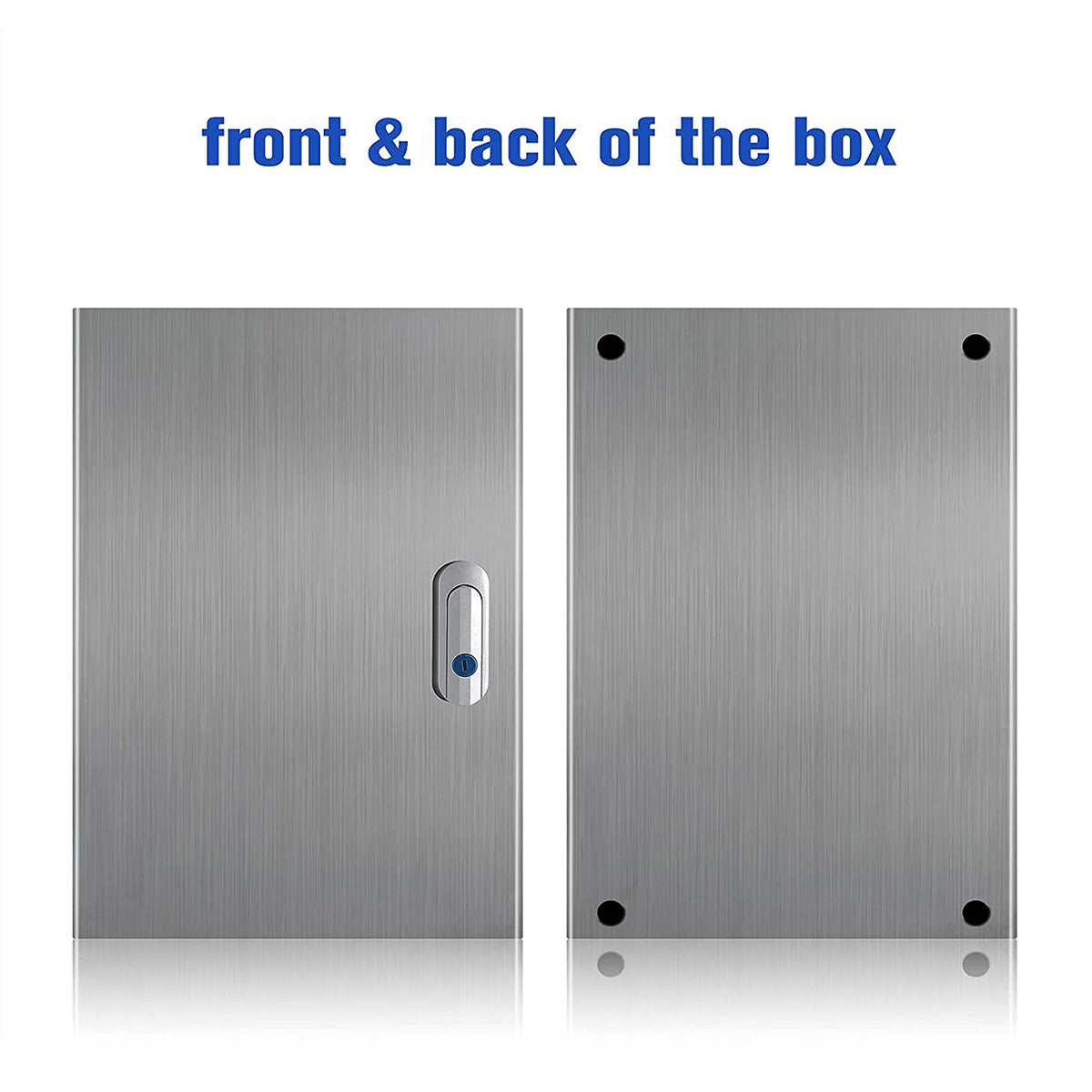 304 Stainless Steel IP65 Waterproof Junction Box with Lock Y2052