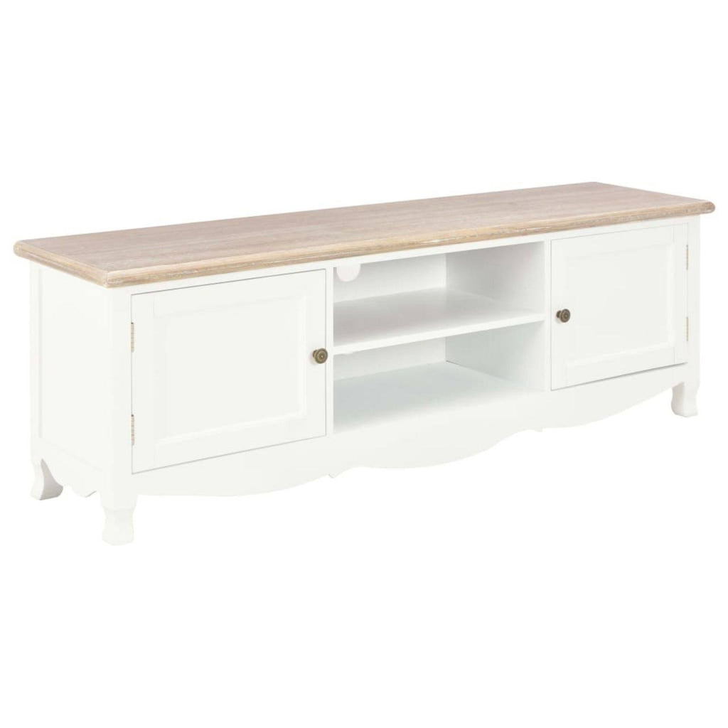 White Wood TV Cabinet R913