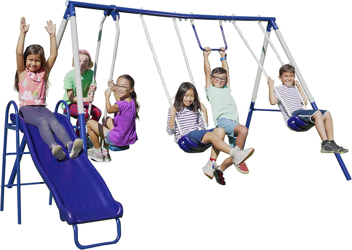 Heavy-Duty Metal Swing Set H529634