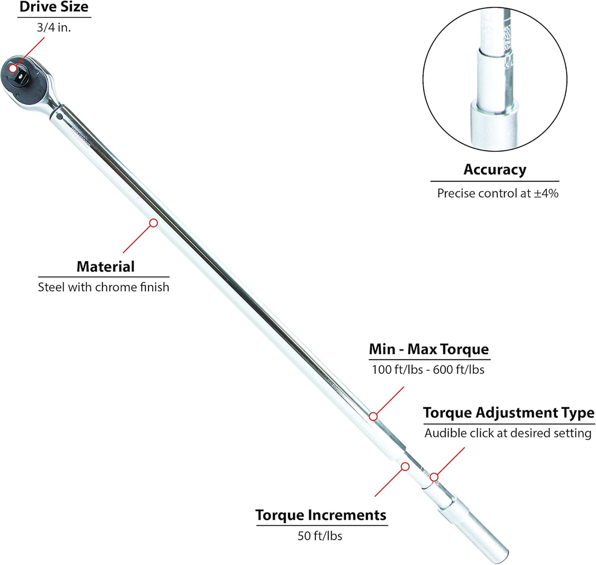 3/4 Drive Torque Wrench N1330
