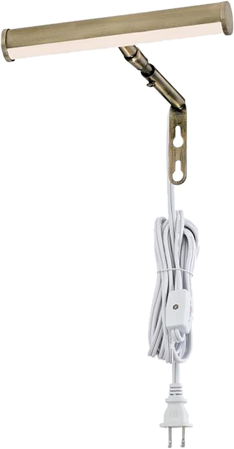 7-Inch 15-Watt Wall Mount Picture Light Polished Brass T772741