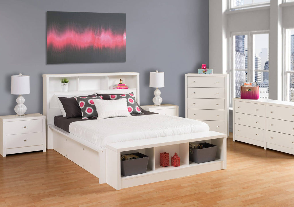 White Double/Queen Headboard C4411
