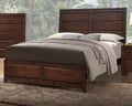 Walnut Eastern King Size Bed Panel Bedframe G82257
