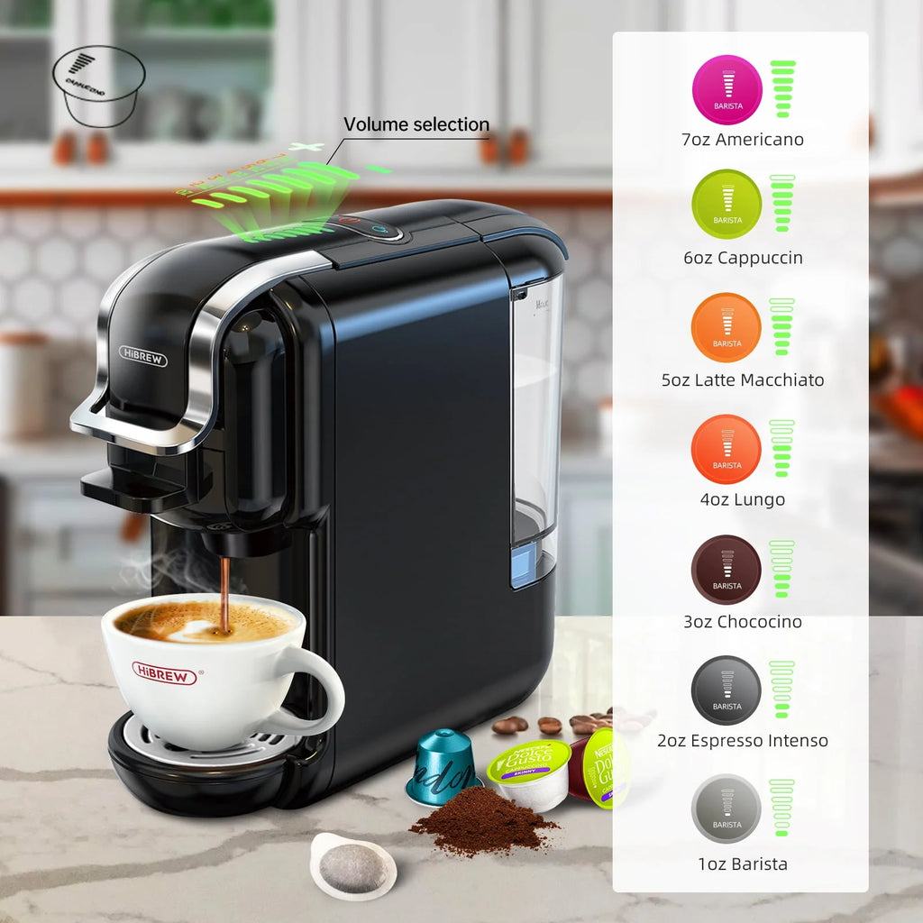 Capsule Coffee Machine 19Bar 5 in 1 C415