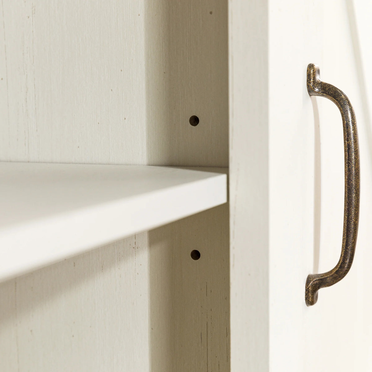 White Barn Door TV Stand C6185