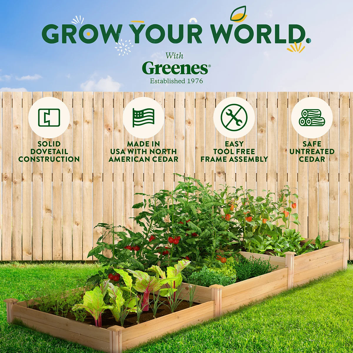 Cedar Raised Garden Bed M428