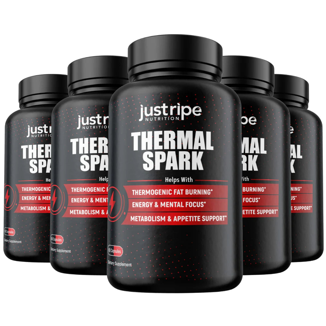 5 Pack 60 Capsules Thermogenic Fat Burner A291267