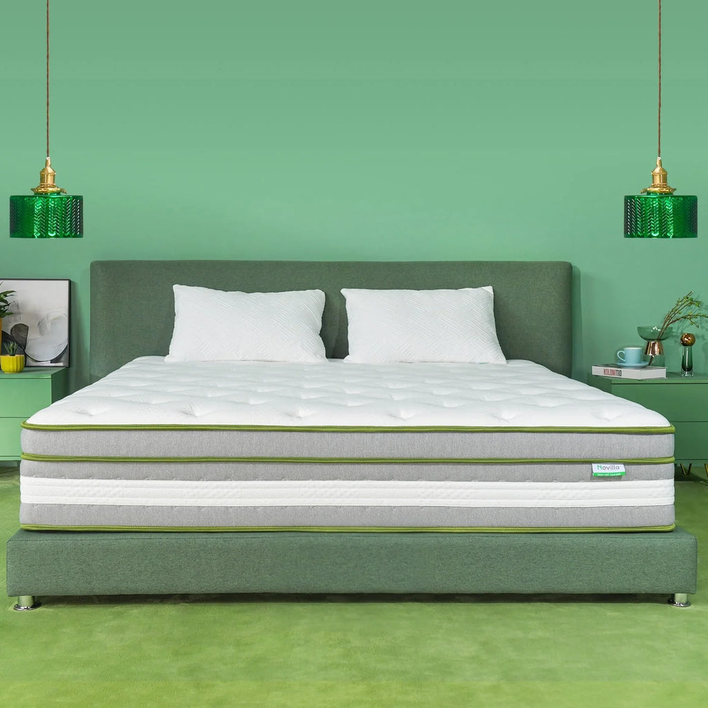 Queen Size Memory Foam Innerspring Hybrid Mattress O26527