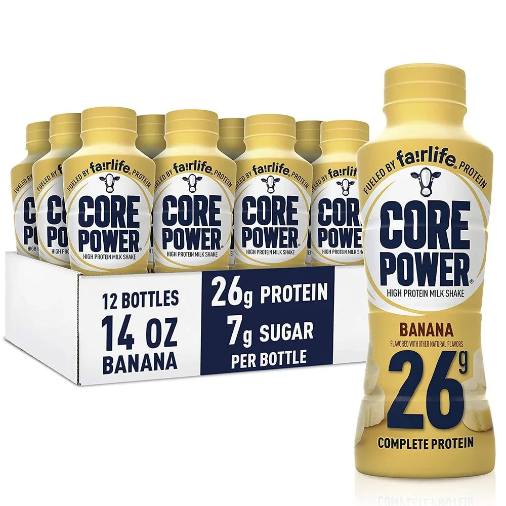 Banana & Strawberry Banana Protein Shakes 24 Bottle Pack S528