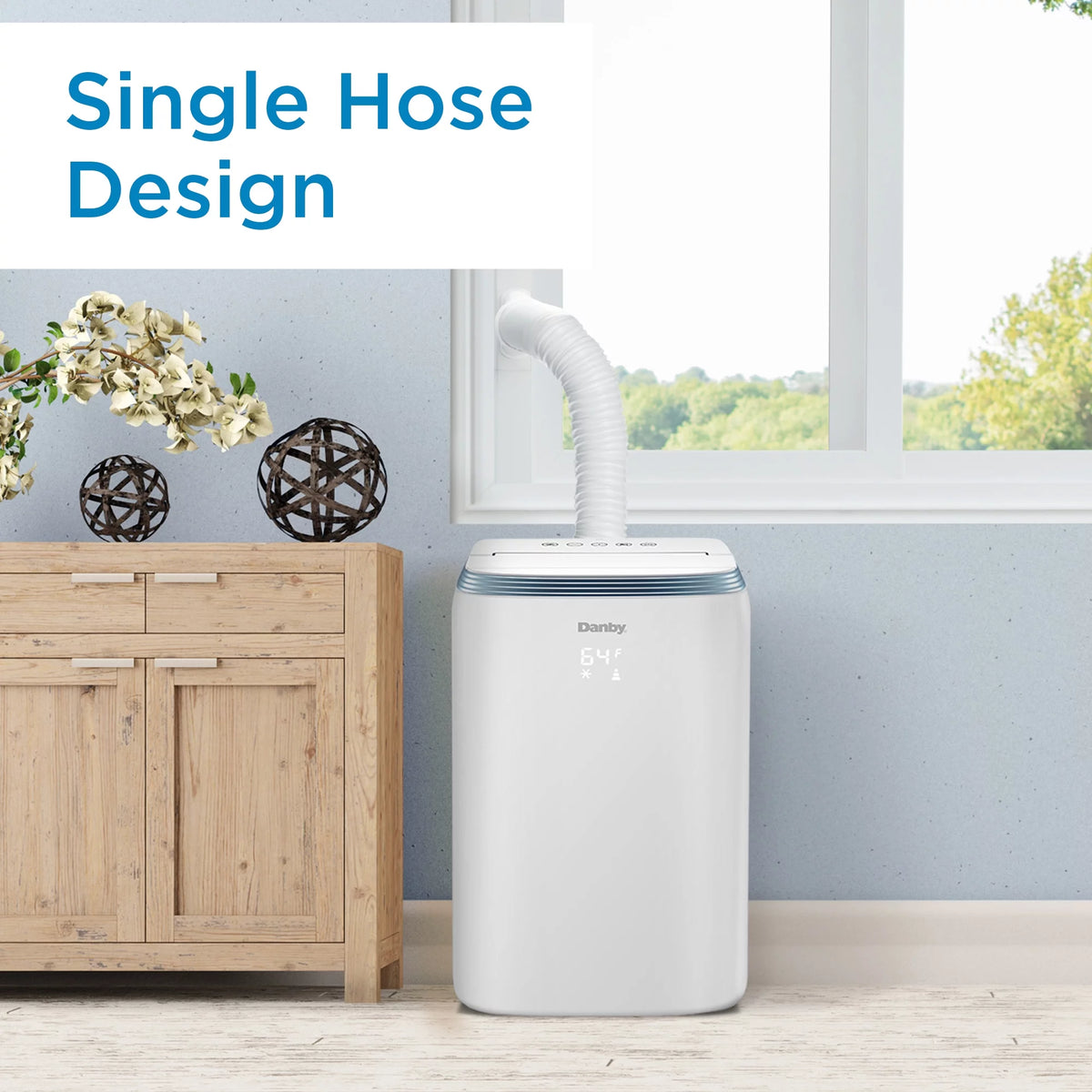 12,500 BTU Portable AC in White B6400