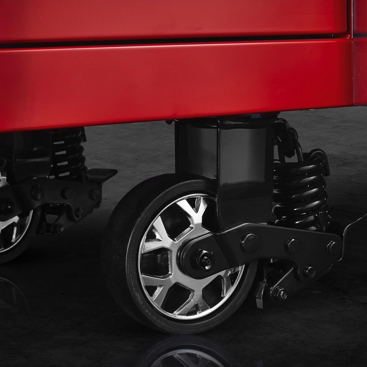 73 in. x 25 in. Red Roll Cab A8186