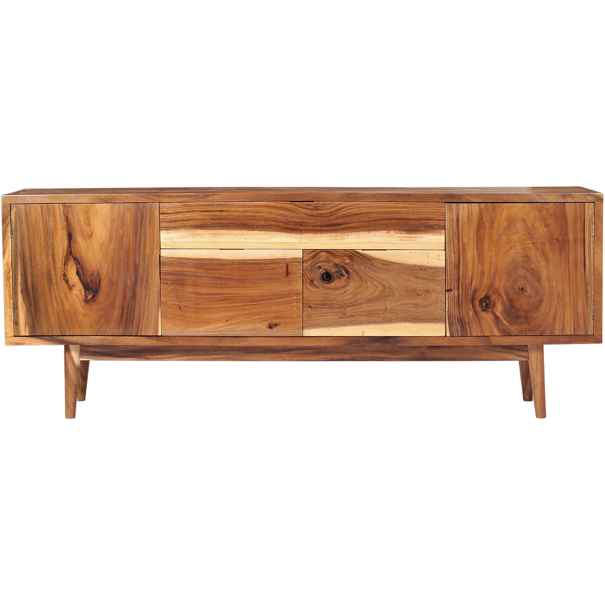 Suar Wood Buffet with 2 Doors 2 Drawers Q395