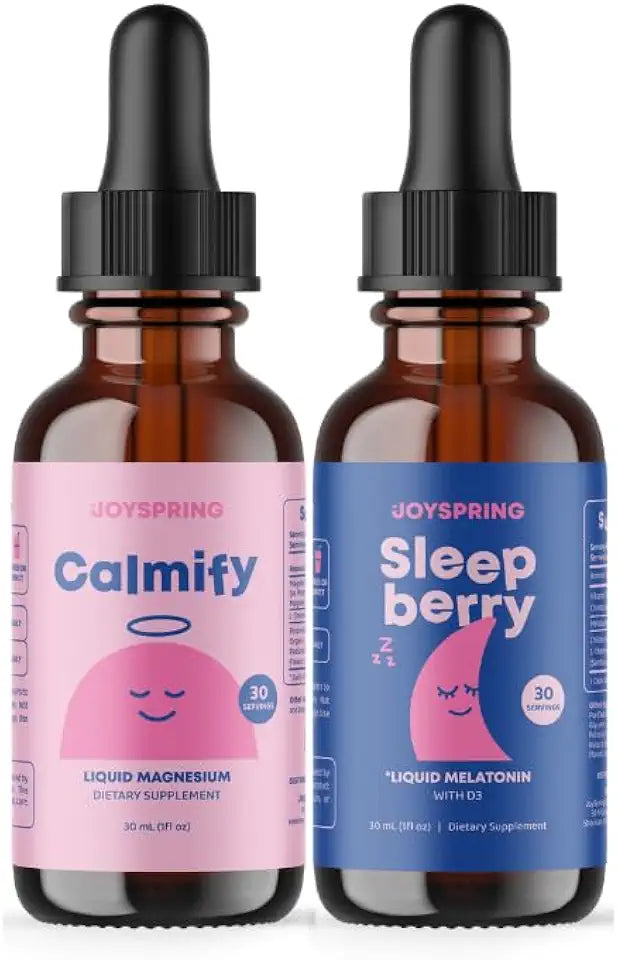 Magnesium Glycinate and Liquid Melatonin for Kids D918