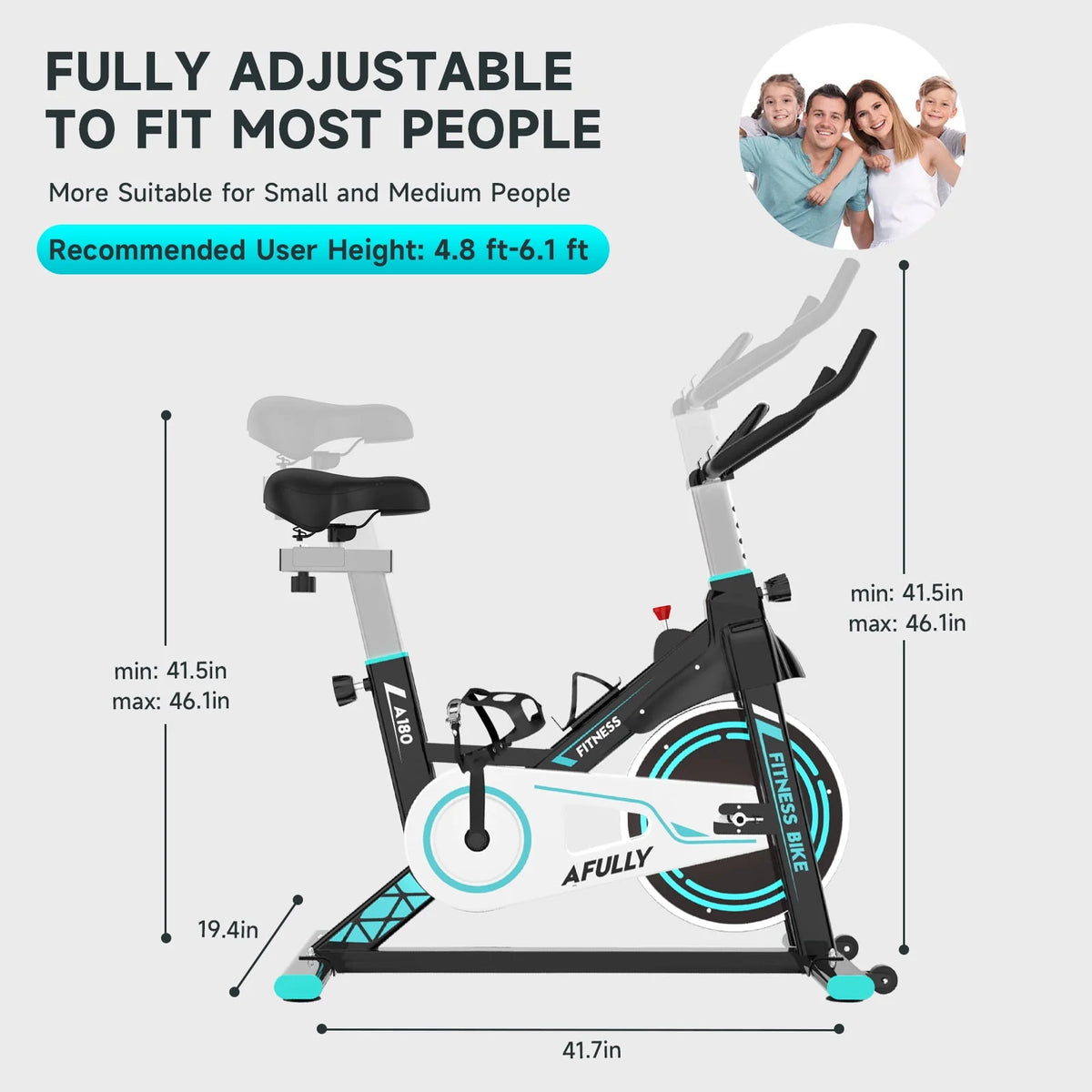 Indoor Cycling Bike Heavy Duty Frame P6909