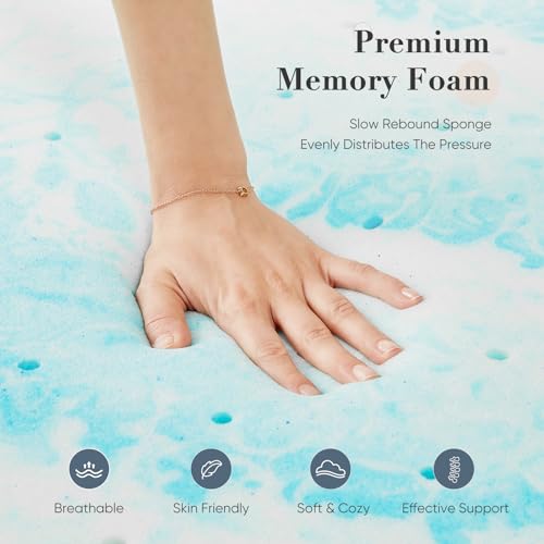 3 Inch Gel Infused Memory Foam Mattress Topper Full P3694