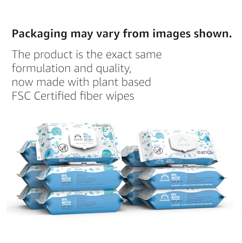 99% Water Based Baby Wipes, Hypoallergenic, Fragrance Free, 432 Count D575