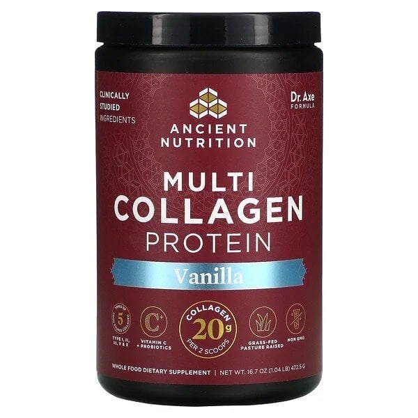 Collagen Protein Vanilla 1.04 lb Pack of 4 Y423