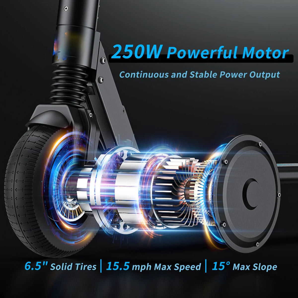 250W Lightweight Foldable Commuter Electric Scooter L83179