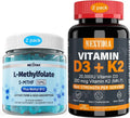 Vitamin D3 20,000 IU + K2 200mcg, L-MethylFolate 15mg & Methyl B12 Gummies M4657