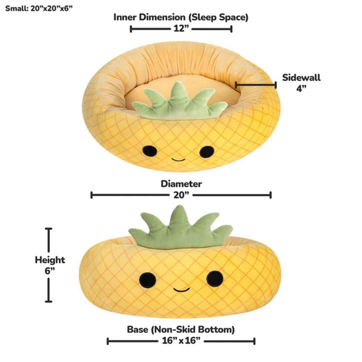Pineapple Pet Bed R7733