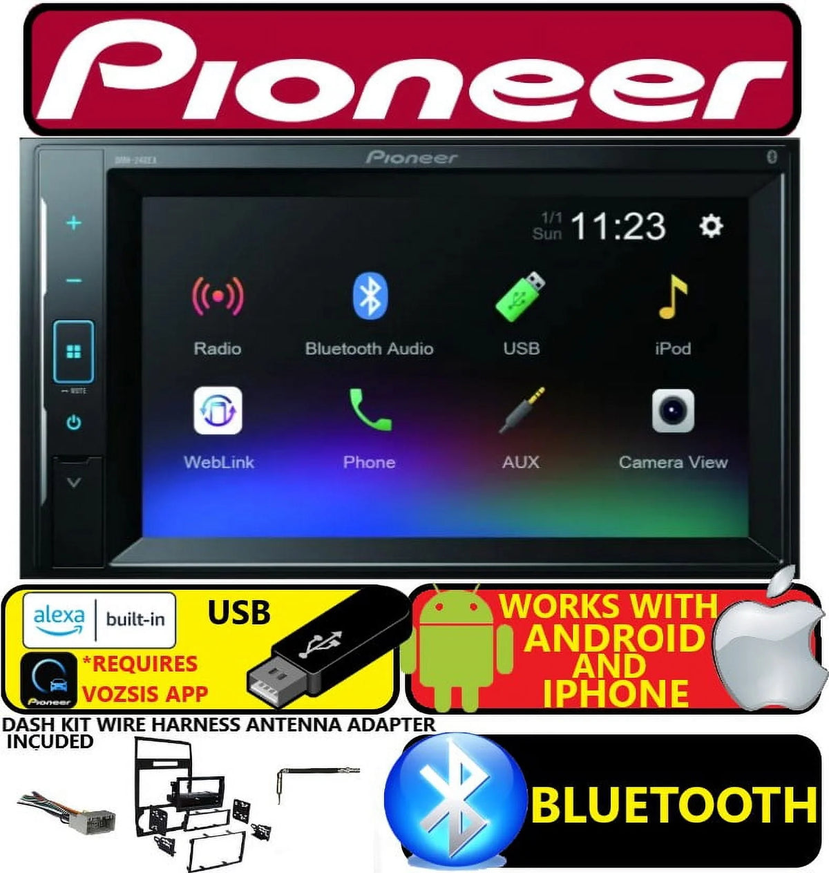 05 06 07 Dodge Magnum Charger Bluetooth USB AUX Car Radio Stereo N721892