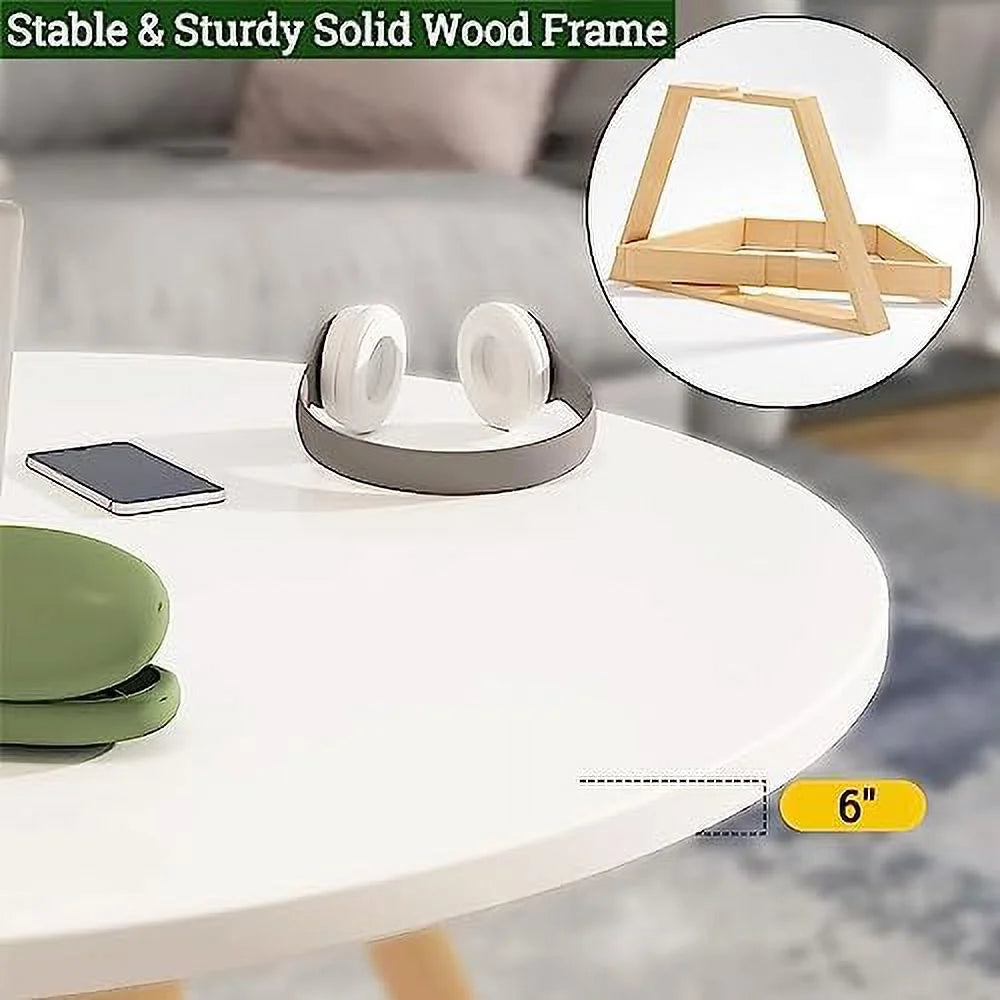 Solid Wood Round Coffee Table 28'' White G496693