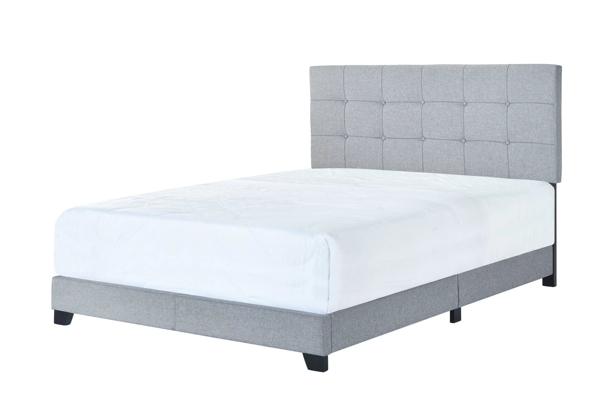 Gray Queen Panel Bed S534883