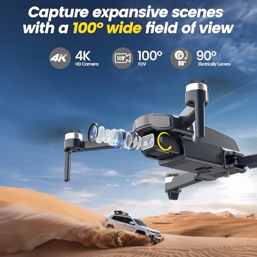 4k GPS Foldable Camera Drone with Brushless Motor C29026