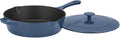 Blue Enamel Cast Iron Chicken Fryer C982033