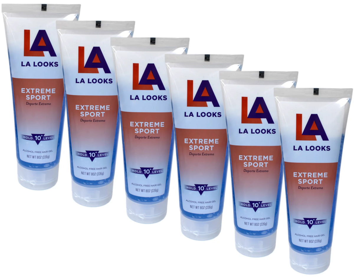 Alcohol Free Hair Gel Hold Level 10 8 oz Pack of 6 H5494