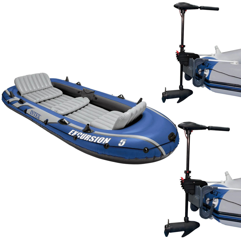 Inflatable Boat Set & 2 Trolling Motors O106
