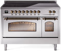 48 Induction Range with Electric Oven in Stainless Steel E10574