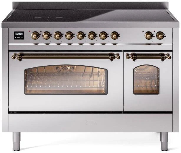 48 Induction Range with Electric Oven in Stainless Steel E10574