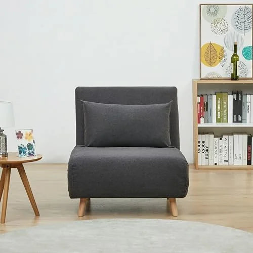 Convertible Sleeper Chair 3 in 1 32-Inch Mustard X752973