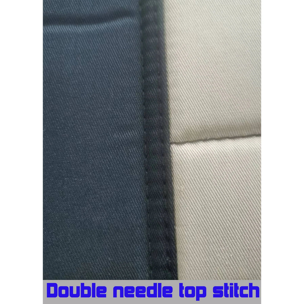 Black and Charcoal Velour Truck Seat Covers Q676035