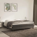 Queen Pocket Spring Bed Dark Gray W639604