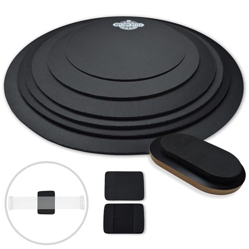 7-Piece Drum Cymbal Set with 14" Hi Hats, 16" & 18" Crash, 20" Ride, 18" China & 10" Splash E9882