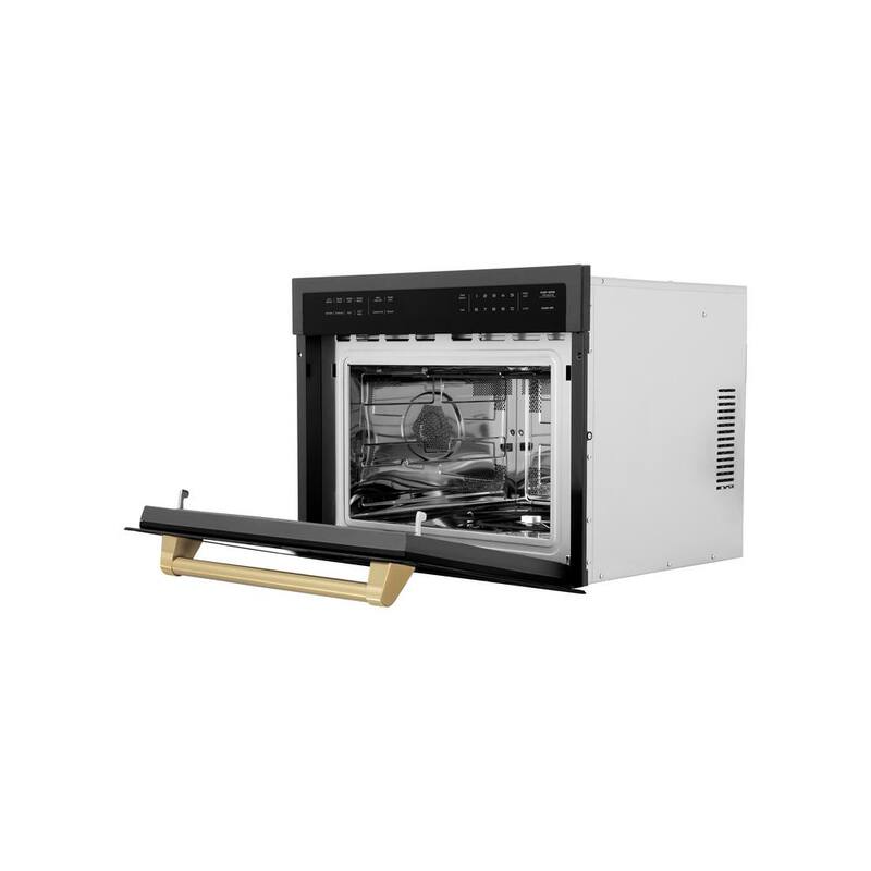 24 in. 1000-Watt Built-In Microwave Oven Black Stainless Steel D587