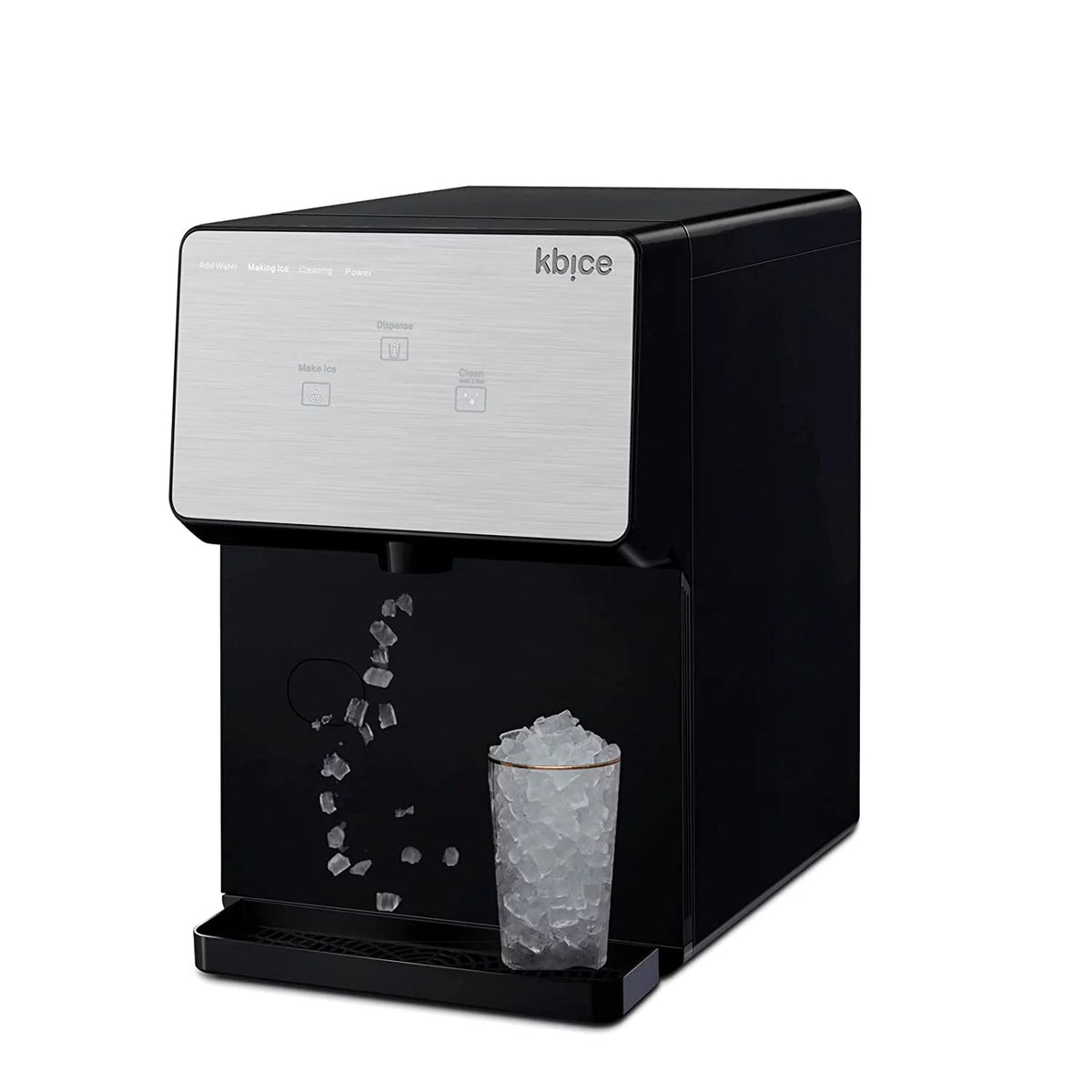 Self Dispensing Countertop Nugget Ice Maker, 32 lbs per Day Q484