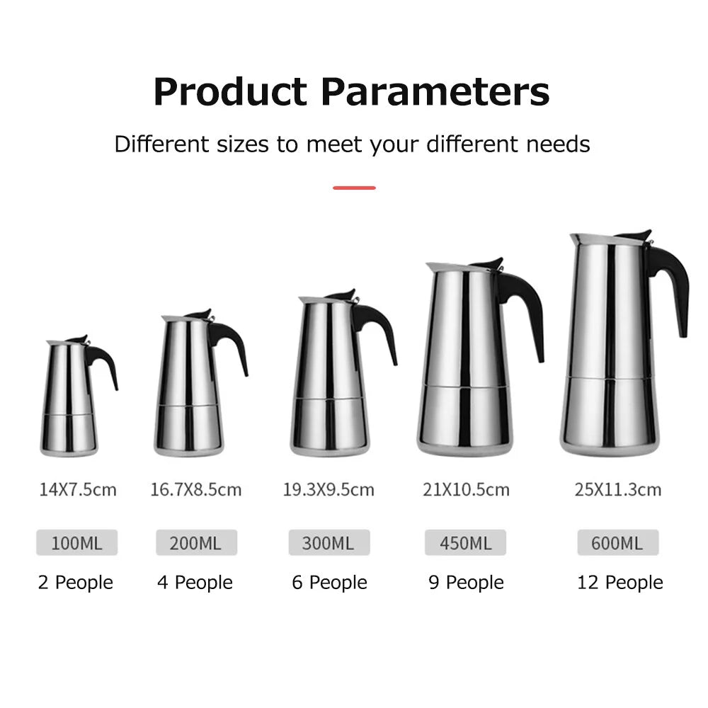Electric Stainless Steel Coffee Maker A200429