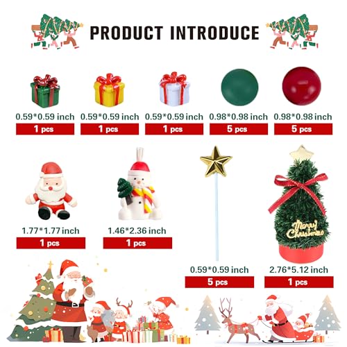 31pcs Christmas Cake Topper Z33808