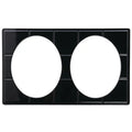 Black Melamine Full Size Food Bar Tile Tray O824619