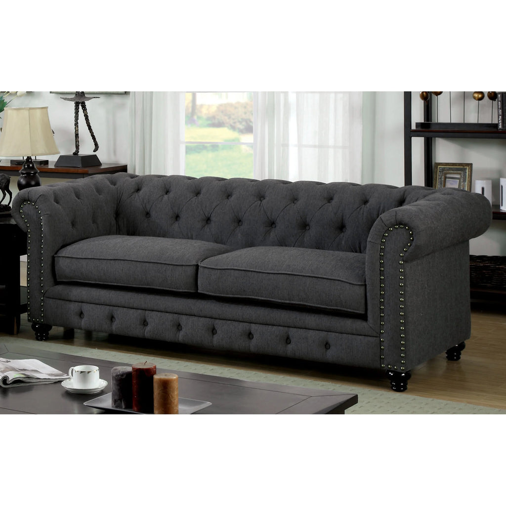Fabric Upholstered Sofa W763