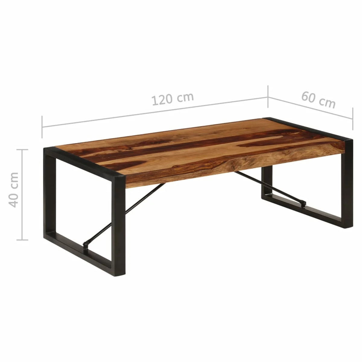 Solid Sheesham Wood Coffee Table P6154