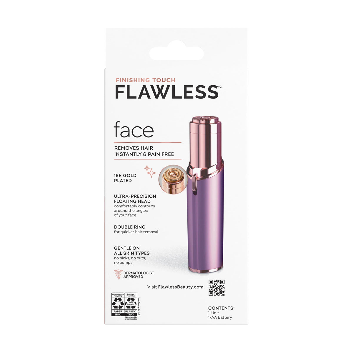 Electric Facial Hair Remover with LED Light K861283